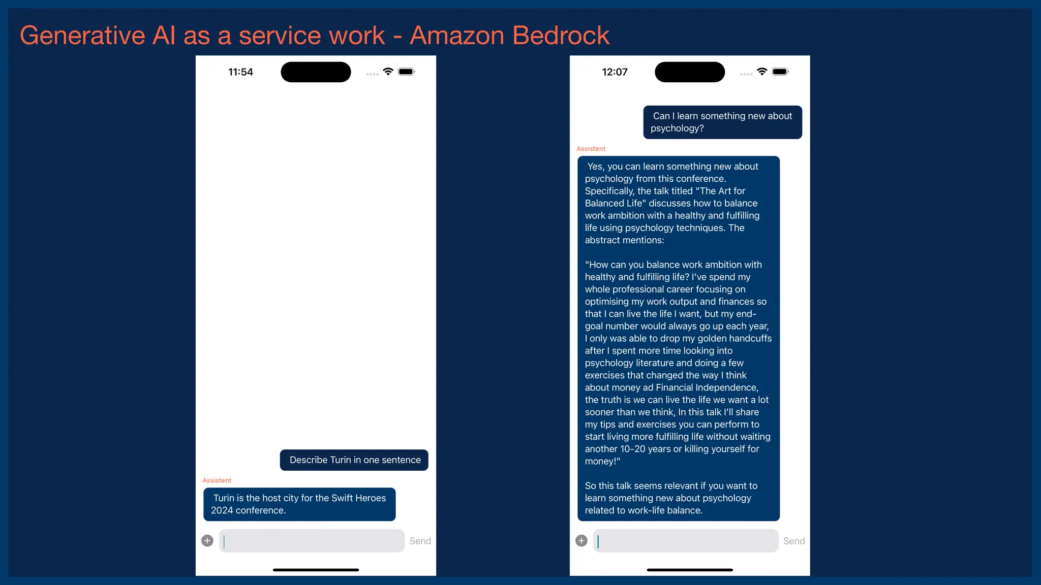 Generative AI as a service work - Amazon Bedrock
 