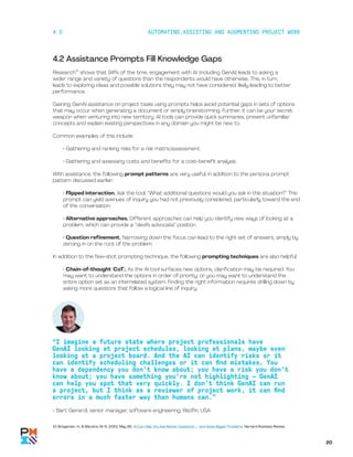 Prompt Engineering Generative AI for Project Manager | PDF