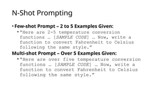 Introduction to Prompts and Prompt Engineering | PPTX