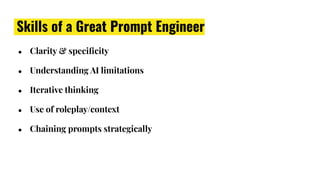 why prompt engineering is the most valuable skill of the ai era | PDF