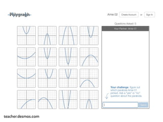teacher.desmos.com
 