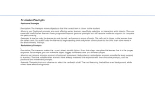 Comprehensive Guide to ABA Prompts for Effective Learning | PPTX