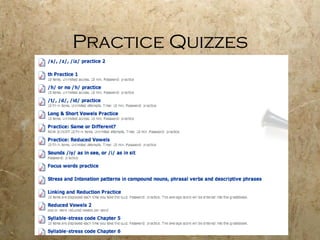 Practice Quizzes 