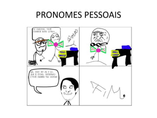 PRONOMES PESSOAIS
 