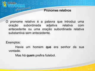 PPT - PRONOMES RELATIVOS PowerPoint Presentation, free download