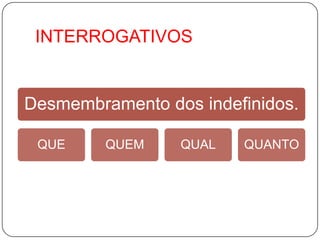 INTERROGATIVOS