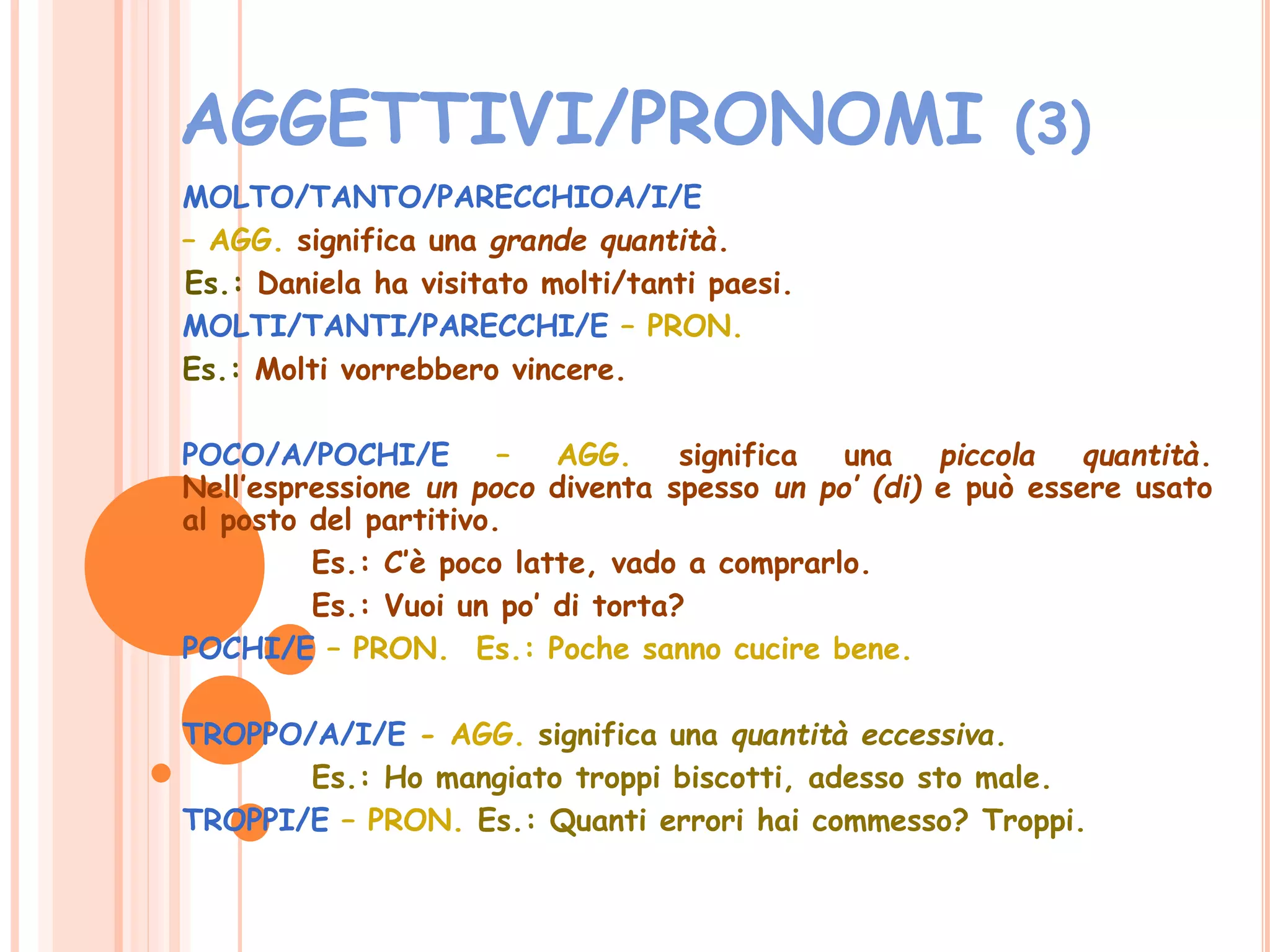 Pronomi e aggettivi indefiniti b1 | PPT