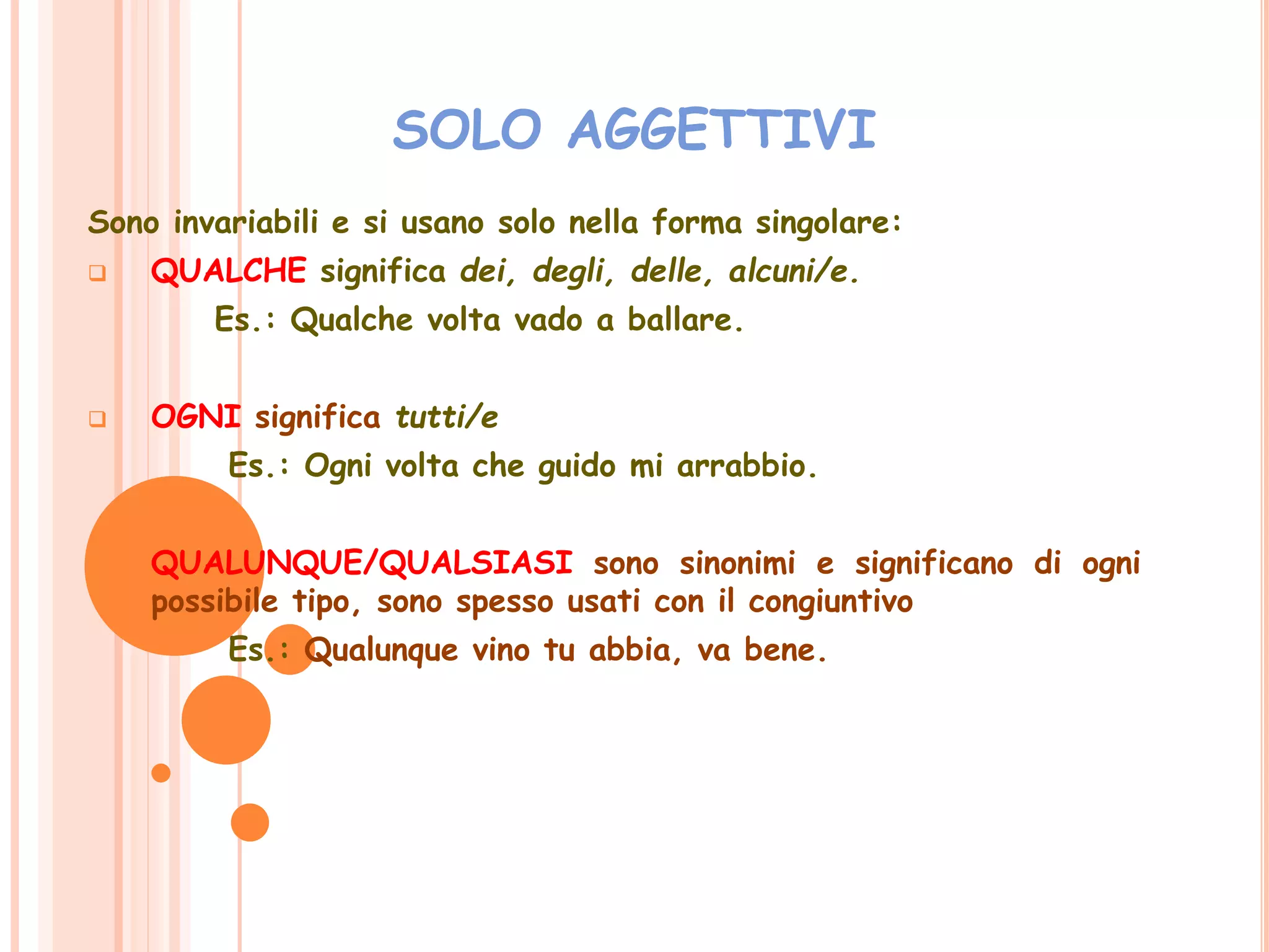 Pronomi e aggettivi indefiniti b1 | PPTX