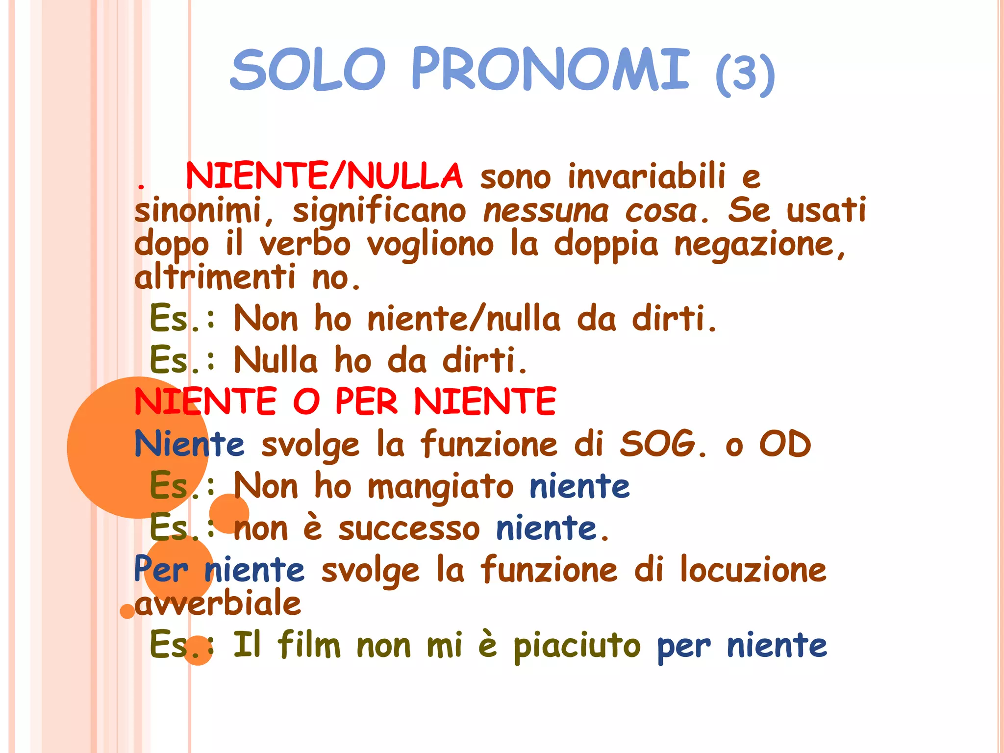 Pronomi e aggettivi indefiniti b1 | PPTX