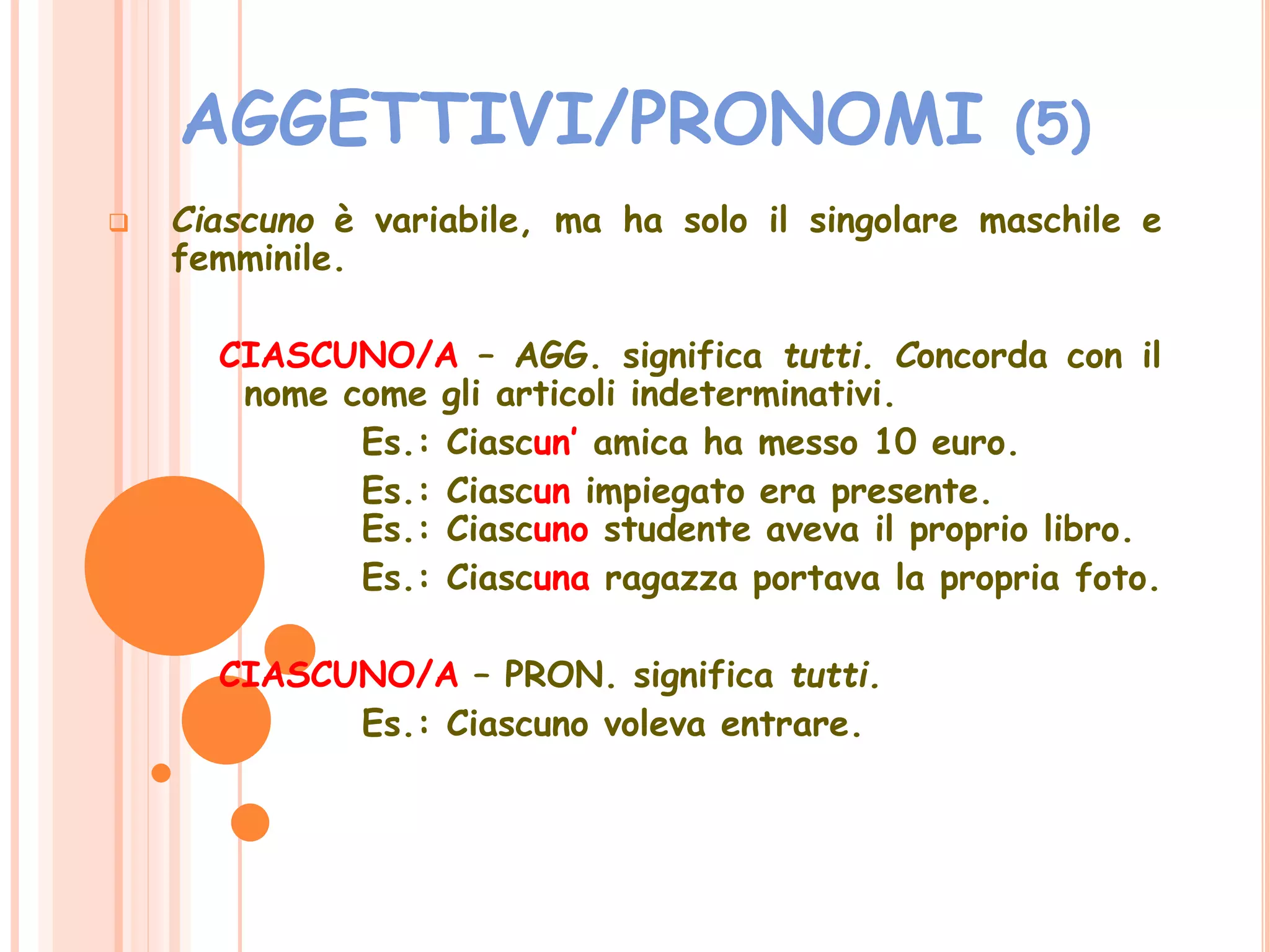 Pronomi e aggettivi indefiniti b2 | PPT