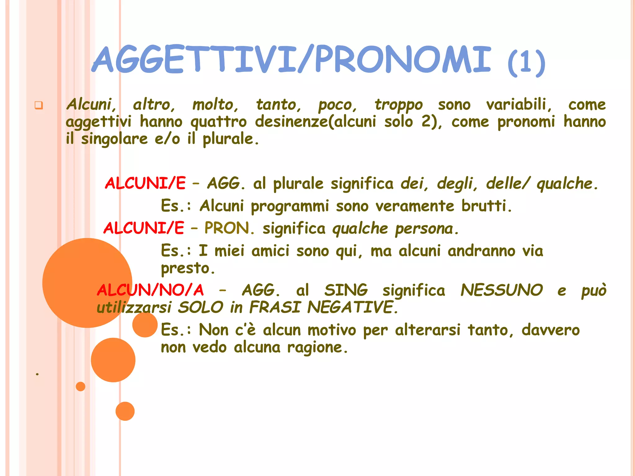 Pronomi e aggettivi indefiniti b2 | PPT