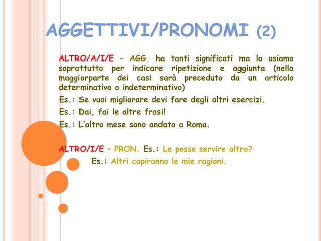 Pronomi e aggettivi indefiniti b2 | PPT