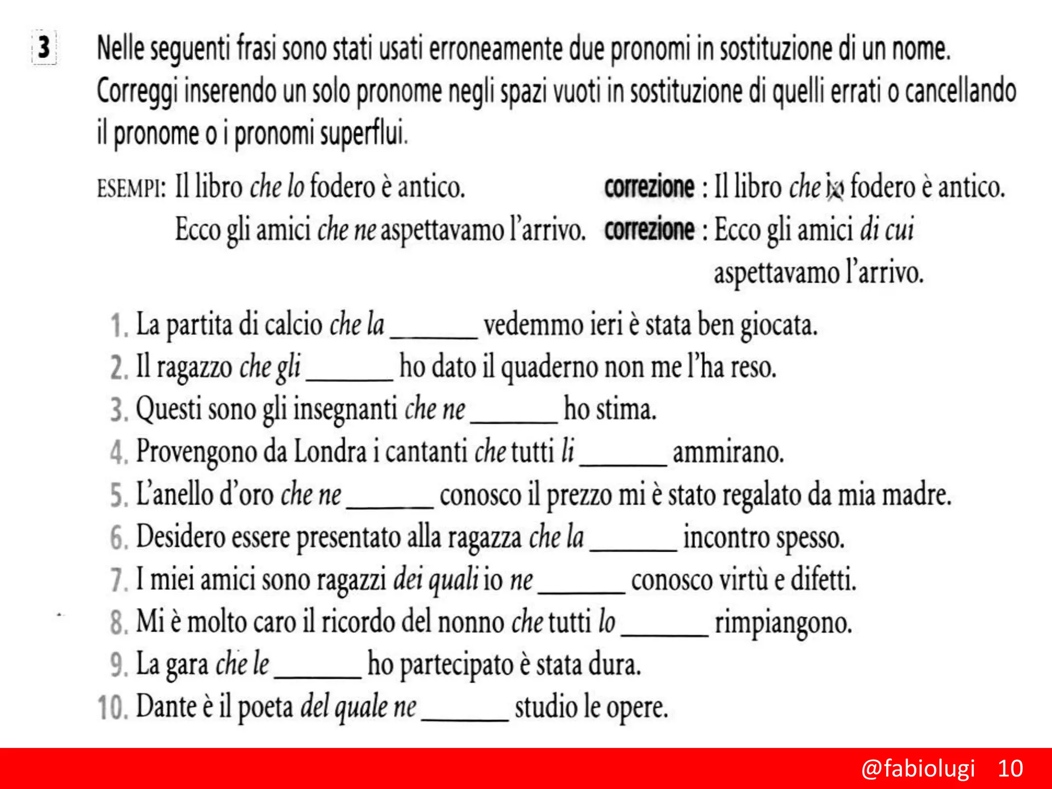 Pronomi relativi | PPT