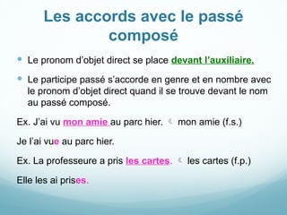 pronoms-d'objets-COD-et-COI en francais grammaire française | PPTX