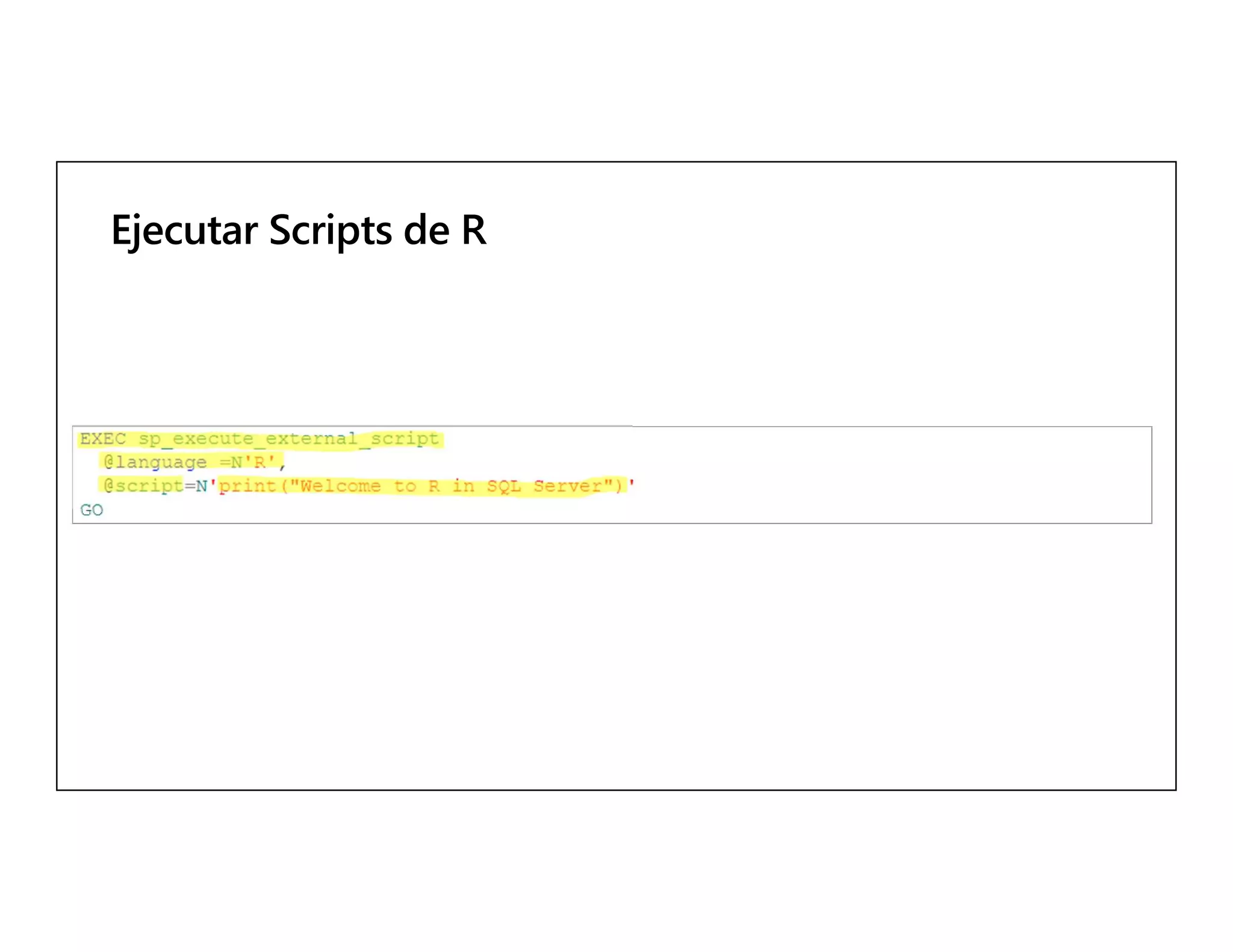 Pronosticos con sql server