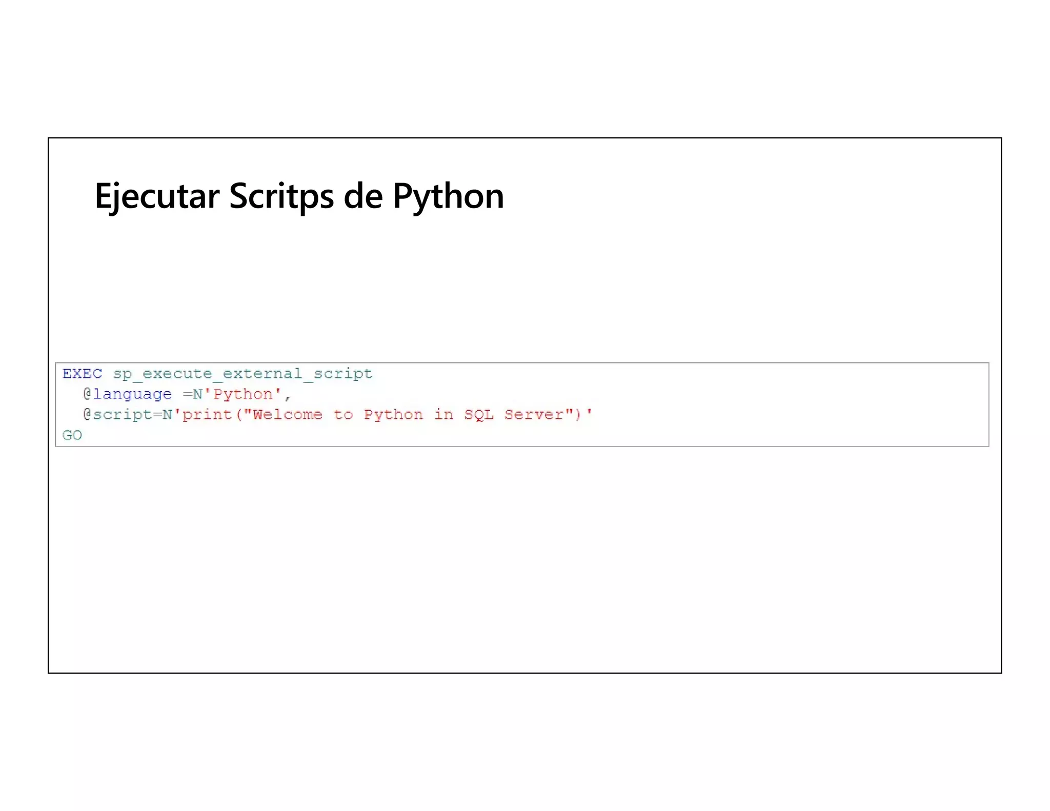 Pronosticos con sql server