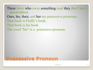 Pronoun | PDF