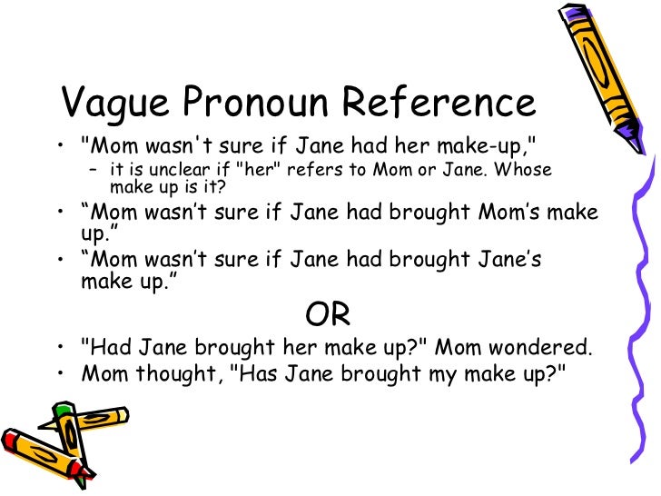 pronoun-antecedent