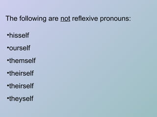 Reflexive Pronouns82t Reflexive-Pronouns | PPT