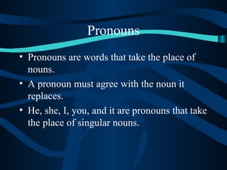 Pronouns 2nd Grade