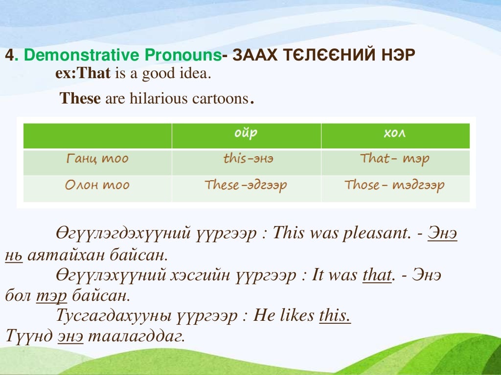 what does pronoun mean