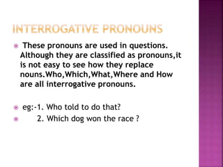 POWERPOINT Pronouns PPTX