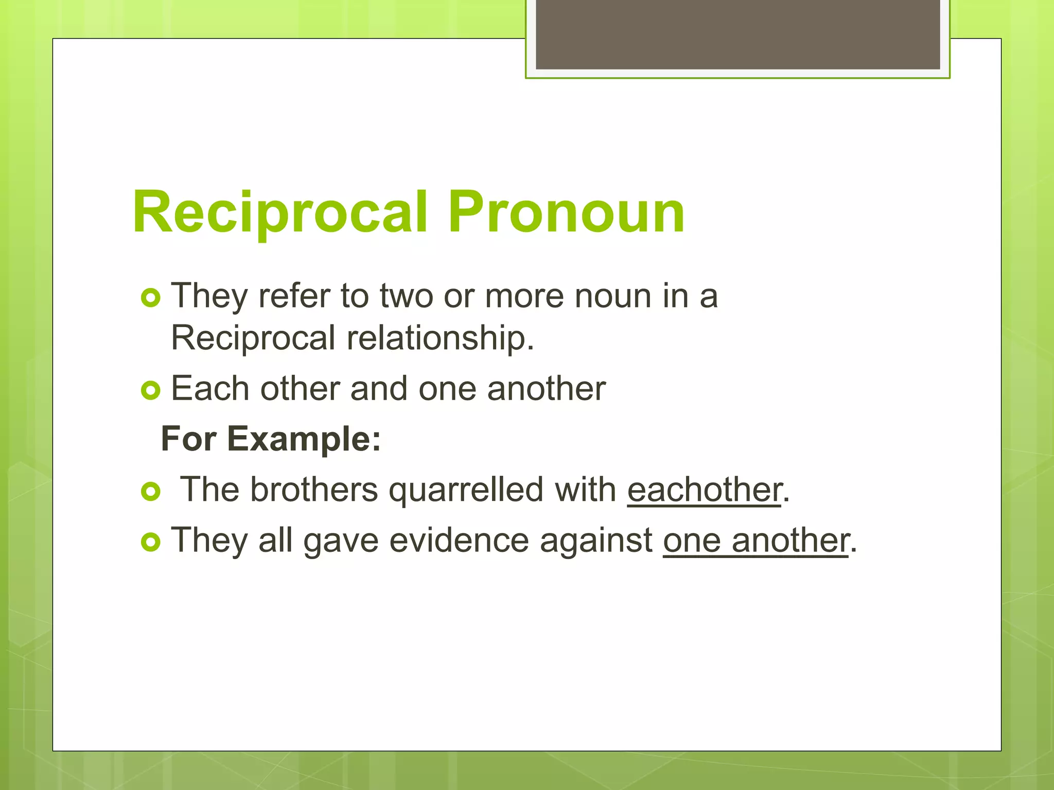 Pronouns | PPTX
