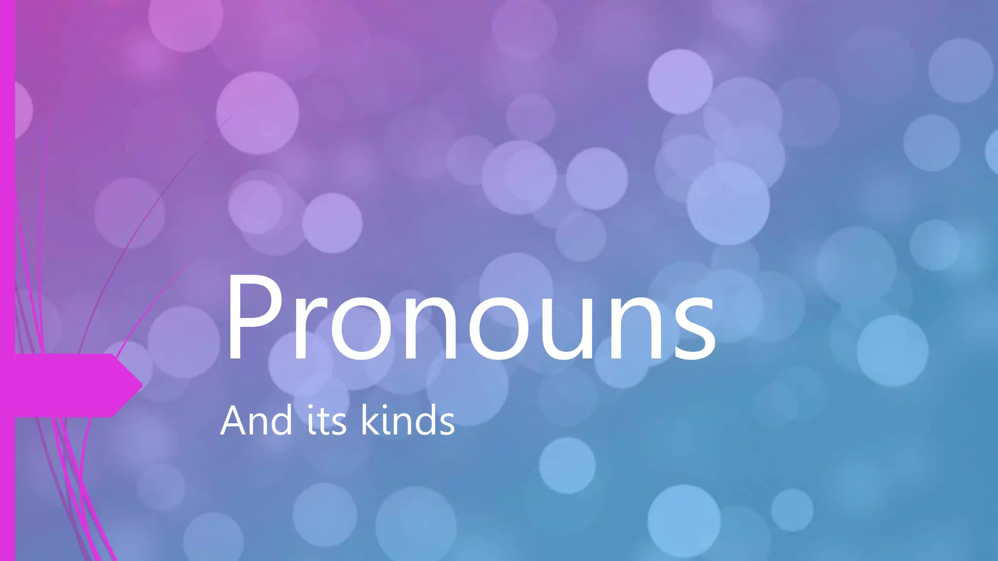Pronouns pptx