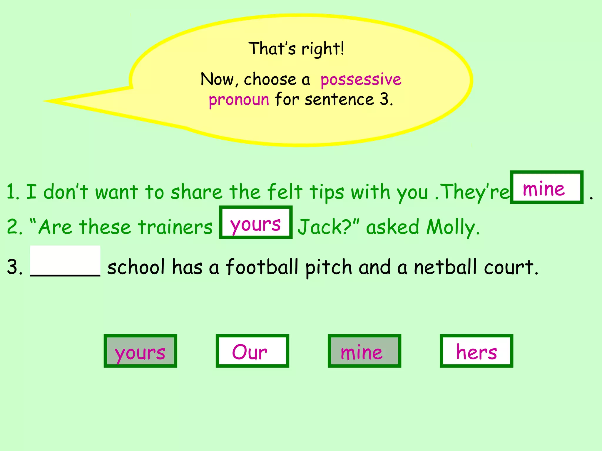Using Pronouns instead of Nouns | PPT