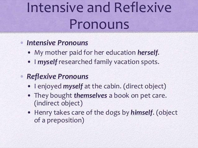 pronouns