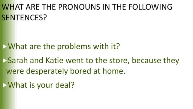 Pronoun shift | PPTX
