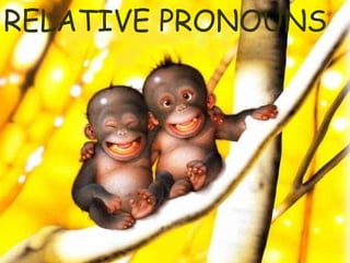 RELATIVE PRONOUNS 