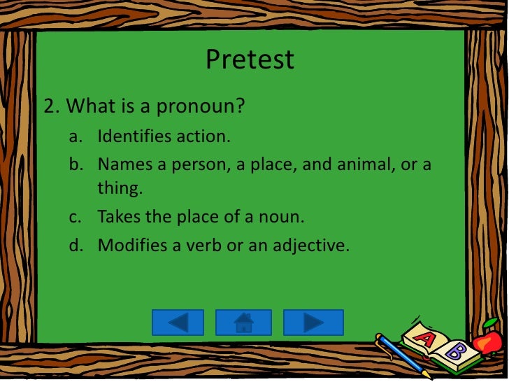 Pronouns second grade