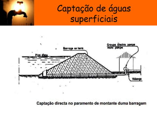 Captação de águas
superficiais
 