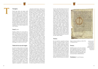 98 99
Aragón, sin efectos verdaderos, en 1506 y 1706
(v. Germana de Foix).
Tortura.
Prohibidaporfueroen1325,salvoamonederos
falsos y vagabundos extranjeros. Es más amplia
que el hábeas corpus, pues se aplica a todos los
aragoneses de condición libre (no sujetos a ju-
risdiccióndeseñorío,lacualpodíaaplicar,inclu-
so, la pena de muerte a voluntad del señor).
Trastámara.V. Casa de Trastámara.
T
Tarragona.
Durante largo tiempo, como antigua capital
de la provincia romana Citerior Tarraconense,
fue la sede metropolitana de un vasto territorio
eclesiástico hispano. El papa Anastasio IV le
restituyó la antigua dignidad y jurisdicción en
1154, emancipándola de Narbona y concedién-
dole una potestad canónica que desbordaba las
fronteras catalanas y aragonesas, toda vez que
incluía obispados de Navarra y Castilla. Fueron
sus diócesis sufragáneas o dependiente Gerona,
Barcelona,Urgel,Ausona(Vich),Lérida,Torto-
sa, Zaragoza (que se emancipa con sus propias
sufragáneas en 1318), Huesca, Pamplona, Tara-
zona y Calahorra.
Teruel (ciudad).
Fundada por Alfonso II, la actual capital me-
ridional de Aragón nació como cabecera en la
lucha contra los almohades, dueños de Valencia
(1171). Alfonso II la hizo centro de un extenso
territorio, en gran parte en manos del islam. Re-
cibiódePedroIVlacategoríadeciudad(1347).
La tenaz defensa de su foralidad peculiar llevó
a los turolenses a frecuentes y difíciles enfren-
tamientos con los monarcas, incluido Felipe II
(I de Aragón). (V. también: Fuero de Teruel.)
Títulos de los reyes de Aragón.
En aparente paradoja, el primer rey de Aragón,
Ramiro I, no se tituló formal y directamente
rey. Habitualmente se valió de la autoridad que
emanaba de su linaje, mencionándose como
«hijo del rey Sancho» (III el Mayor de Pam-
plona). Su hijo, Sancho Ramírez, reinó además
en Pamplona como Sancho IV y se denominó
«rey de aragoneses y pamploneses, por la gra-
cia de Dios omnipotente, hijo del rey Ramiro».
Dos hijos suyos reinaron, como él, en Aragón
y Pamplona: Pedro I y Alfonso I. Este, tras su
boda con Urraca de Castilla y León y dada su
hegemonía en la Península, se llamó «rey de
aragoneses y pamploneses» y, ocasionalmente,
«emperador de toda España». Ramiro II y su
hija Petronila dieron el gobierno de Aragón al
marido de esta, el conde de Barcelona Ramón
Berenguer IV. Ramiro y Petronila fueron rey y
reina de Aragón. Ramón se tituló «conde de
Barcelona, príncipe de Aragón, marqués de
Tortosa y Lérida y duque de Provenza». En
ocasiones se llamó también «señor de Zarago-
za y de Daroca». Con su hijo, Alfonso II, la titu-
lación fue «rey de Aragón, conde de Barcelona
y marqués de Provenza y Tortosa». Pedro II se
llamó «rey de Aragón, conde de Barcelona y se-
ñor de Montpellier» (que adquirió por boda).
Su hijo Jaime I, tras sus conquistas, se presentó
como «rey de Aragón, de las Mallorcas, de Va-
lencia,condedeBarcelonaydeUrgelyseñorde
Montpellier», si bien Urgel se antepone en oca-
siones a Barcelona. Pedro III fue además, por
matrimonio, rey de Sicilia, que Alfonso III no
heredó. Su hermano Jaime II renunció a Sicilia
yaMallorca–reinobalearvasallo,condobleca-
pitalidad en Palma y Perpiñán–, incorporó bre-
vemente Murcia y fue, además de «almirante y
capitán e general de la Santa Iglesia de Roma»,
«rey de Aragón, Valencia, Cerdeña y Córcega
y conde de Barcelona», lo mismo que su hijo
Alfonso IV. Pedro IV reincorporó el Reino
de Mallorca a la jurisdicción directa del rey de
Aragón y él y sus hijos Juan I y Martín I se titu-
laron «rey de Aragón, Valencia, Mallorca, Cer-
deña y Córcega, conde de Barcelona, Rosellón
y Cerdaña». Tras el Compromiso de Caspe,
Fernando I y sus hijos Alfonso V y Juan II (que
tambiénfuereydeNavarraporsuprimermatri-
monio), añadieron a su titulación la de duques
de Atenas y Neopatria, ducados ocupados por
los almogávares entre 1318 y 1388 para la Casa
de Aragón. Con Fernando II el Católico, rey de
Castillapormatrimonio,latitulacióndeAragón
se funde con la castellana (Concordia de Sego-
via, 1475). Antes de la conquista de Navarra, en
1488setitula,enunióndeIsabel,reydeCastilla,
León, Aragón, Sicilia, Toledo, Valencia, Galicia,
Mallorca, Sevilla, Córdoba, Córcega, Murcia,
Jaén, los Algarbes, Algeciras y Gibraltar, conde
de Barcelona, señor de Vizcaya y de Molina, du-
que de Atenas y Neopatria, conde de Rosellón
y Cerdaña, marqués de Oristán y de Gociano.
Su nieto, Carlos I, hijo de Juana I, fue el rey de
Aragón soberano de más territorios (como rey,
archiduque, duque, conde, marqués o mero se-
ñor) ordenados según la jerarquía de la época:
Sacro Emperador de Romanos, Rey de Germa-
nia, de Italia, de Castilla, Aragón, León, Navarra,
Granada, Toledo, Valencia, Galicia, Mallorca,
Sevilla, Córdoba, Murcia, Jaén, los Algarbes,
Algeciras, Gibraltar y las Islas Canarias, rey de
las Dos Sicilias, Cerdeña, Córcega, rey de Jeru-
salén, rey de las Indias Occidentales y Orienta-
les, Señor de las Islas de la Mar Océana, archi-
duque de Austria, duque de Borgoña, Brabante,
Lorena, Estitia, Carintia, Carniola, Limburgo,
Luxemburgo, Güeldres, Atenas, Neopatria,
Württemberg, landgrave de Alsacia, príncipe de
Suabia, Asturias y Cataluña, conde de Flandes,
Habsburgo, Tirol, Gorizia, Barcelona, Artois,
Borgoña Palatina, Hainaut, Holanda, Zelanda,
Ferrette, Kiburgo, Namur, Rosellón, Cerdaña,
Zutfen, margrave del Sacro Romano Imperio,
Burgau, Oristano y Gociano, Señor de Frisia, de
la Marca de Wenden, Pordenone, Vizcaya, Mo-
lin, Salins, Trípoli y Malinas.
Tortosa.
Este reino taifal fue conquistado por Ramón
Berenguer IV, príncipe de Aragón y conde de
Barcelona, con ayuda de Génova. Las fuerzas
de ambos asediaban conjuntamente Almería,
por cuenta de Alfonso VII de Castilla. El 29 de
junio de 1148 la expedición, con refuerzos de
Montpellier, templarios, aragoneses e ingleses,
salió de Barcelona. La ciudad se entregó el 30
de diciembre y Ramón Berenguer, que se tituló
marqués de Tortosa (para no unir la conquista
al condado de Barcelona), rescató con dinero
la tercera parte que correspondía a los geno-
veses. La extensión del marquesado se corres-
ponde aproximadamente con la de la diócesis
episcopal. Tortosa fue adscrita (con Lérida) a
Además de los títulos de
«emperador de romanos»
y «rey de Germania»,
Carlos I ostenta, junto con
su madre, otros 37 títulos
en este documento.
Cédula para que se observen
determinados privilegios sobre
la alfóndiga de Zaragoza, 1530.
(Cortes de Aragón.
Fondo Documental
Histórico, D32)
 
