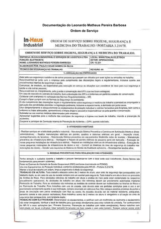 198
Documentação do Leonardo Matheus Pereira Barbosa
Ordem de Serviço
 