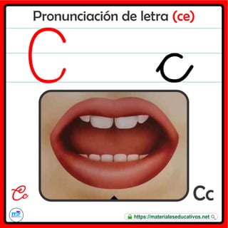 Pronunciación de letra (ce)
Cc
C c
https://materialeseducativos.net
 