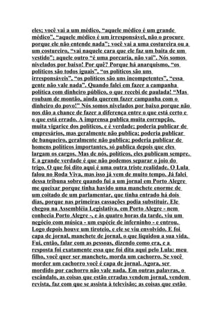 Pronunciamento De Roberto RequiãO