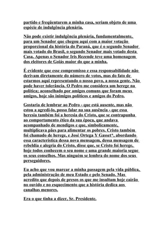 Pronunciamento De Roberto RequiãO