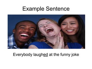Example Sentence

Everybody laughed at the funny joke

 