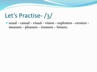 Pronunciation | PPTX