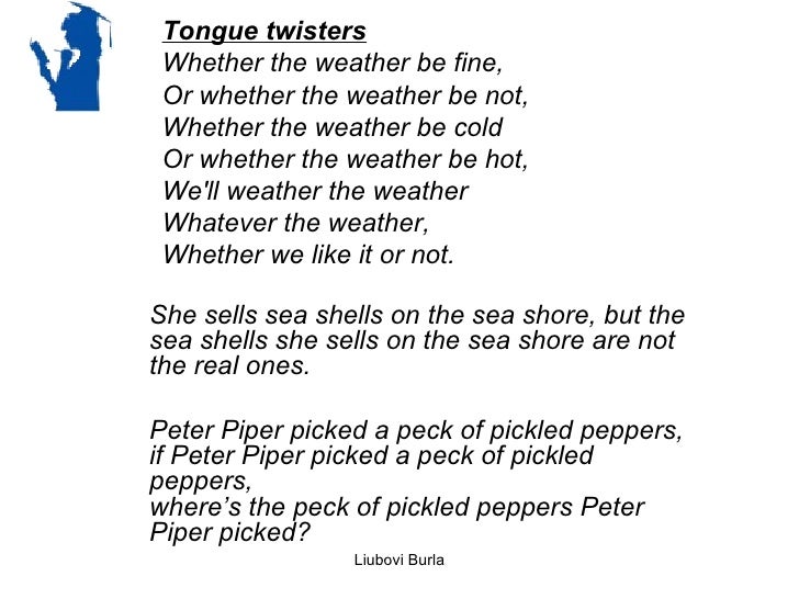 Pronunciation Activities