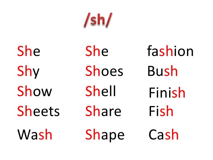 Worksheets Collect The Pictures That Begin Ch And Sh pronunciation sh ch th sh