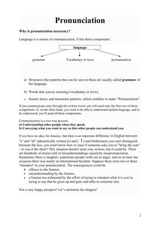 Pronunciation exercises 01 | PDF