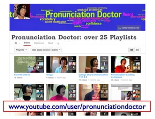 Pronunciation and Listening in a Computer Lab and Online