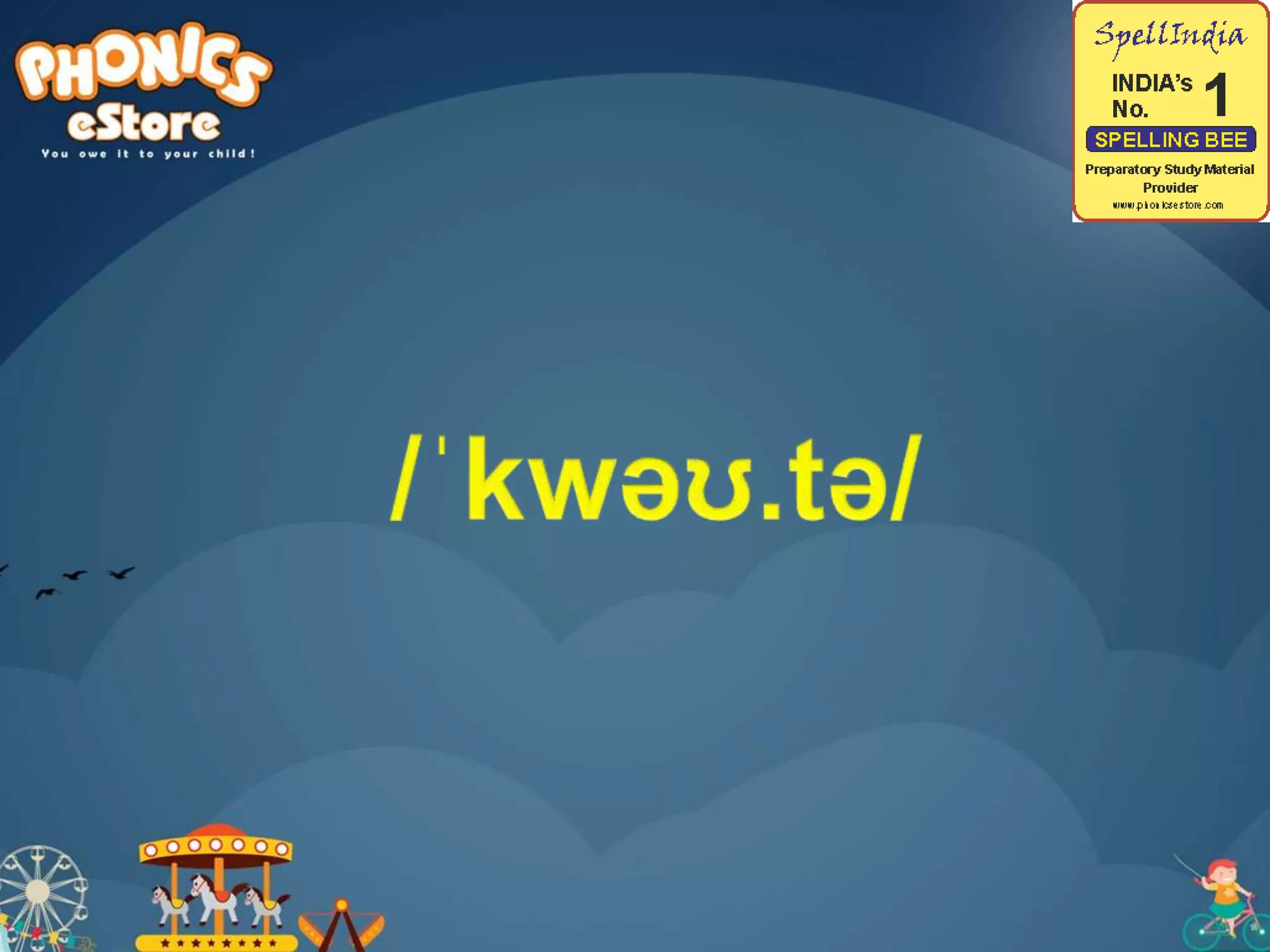 Pronunciation Key Say It Test Category 1 Class 1 - (refer book for answers)