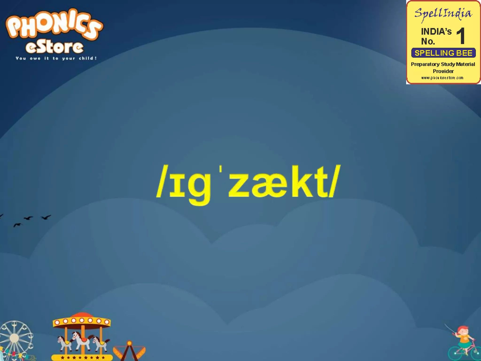 Pronunciation Key Say It Test Category 1 Class 1 - (refer book for answers)