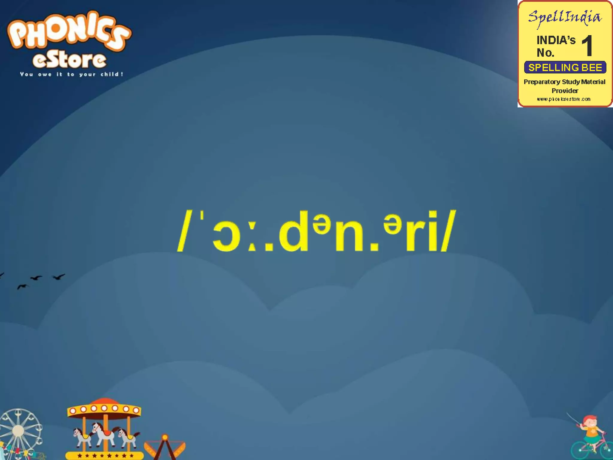 Pronunciation Key Say It Test Category 1 Class 1 - (refer book for answers)