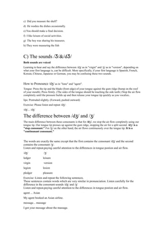 Pronunciation of consonant sounds ed | ODT