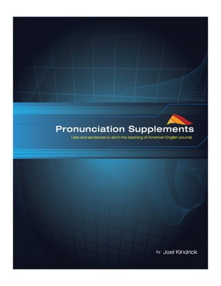 Pronunciation Supplements - Second Edition - Copyright 2017